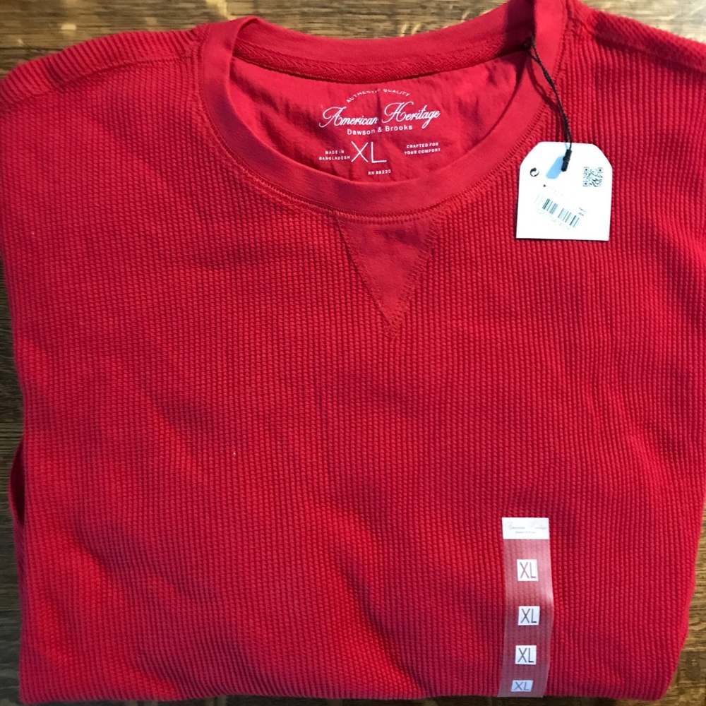 American Heritage Men's Thermal Long Sleeve Shirt